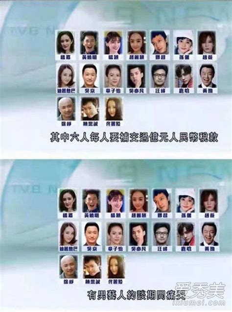 被约谈艺人名单17人完整版 香港TVB曝光被约谈补税艺人都有谁-闽南网