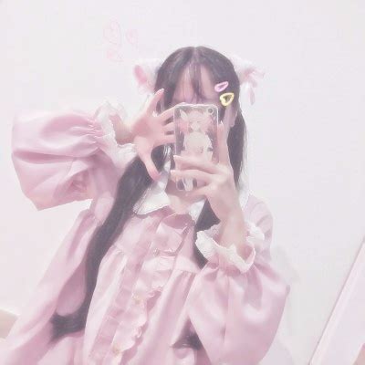 粉色系头像女生温柔