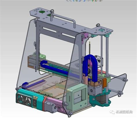 【工程机械】air2 3D打印机结构3D图纸 Solidworks设计 附IGS_SolidWorks-仿真秀干货文章