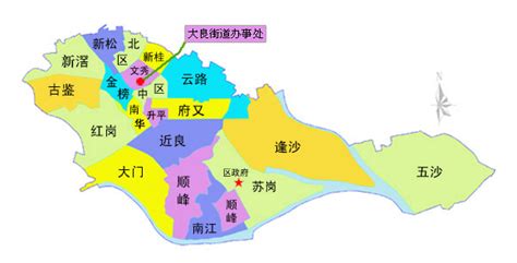 广州佛山地图