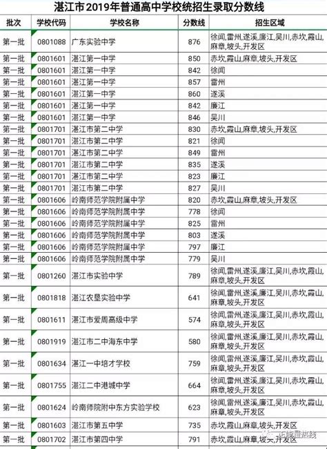 2023年湛江所有高中学校排名(湛江市高中学校排名及分数线) - 闪电网