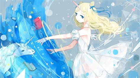 少女/独角兽图片