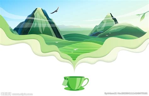 茶杯设计图__自然风光_自然景观_设计图库_昵图网nipic.com