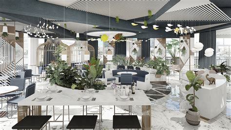 雅典城市花园艺术餐厅设计 - 设计之家