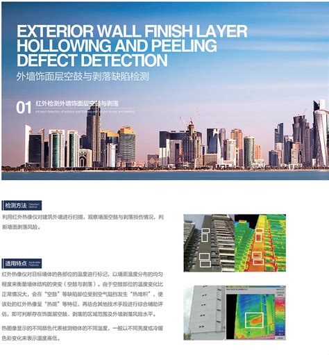红外检测 - 武汉墙安科技有限公司、外墙脱落检测、外墙体检