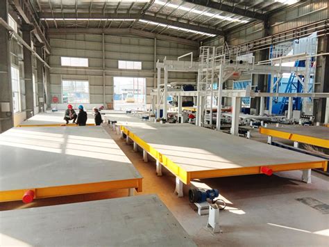 建华建材（鄂州）叠合板环形PC生产线现场-德州海天机电科技有限公司