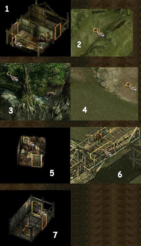 盟军敢死队2隐藏关卡图片分布详细说明_游戏堡