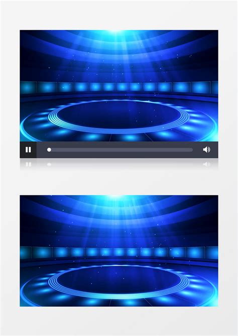 动画动态旋转圆形灯光秀舞台背景视频素材模板下载_动画_图客巴巴