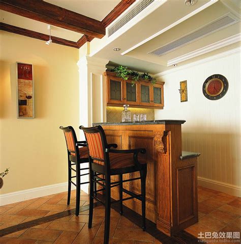 实木吧台桌椅组合隔断家用阳台桌樱桃木家具小户型休闲长条高脚桌-淘宝网