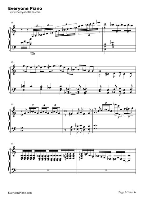 蓝色狂想曲-乔治·格什温五线谱预览2-钢琴谱文件（五线谱、双手简谱、数字谱、Midi、PDF）免费下载