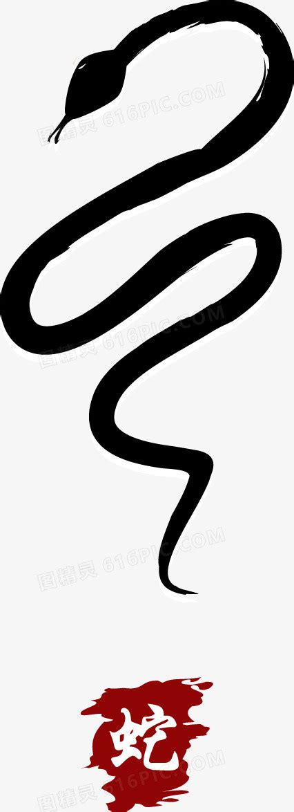 蛇象形字ps艺术字体-蛇象形字ps字体设计效果-千库网