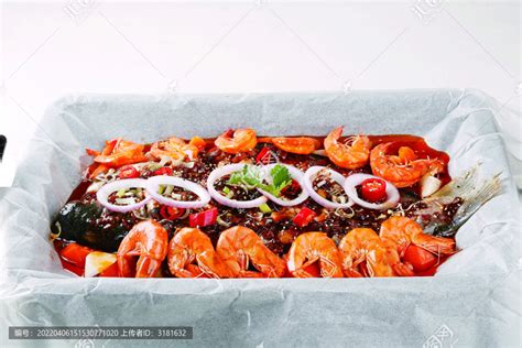 鱼纸包虾,中国菜系,食品餐饮,摄影素材,汇图网www.huitu.com