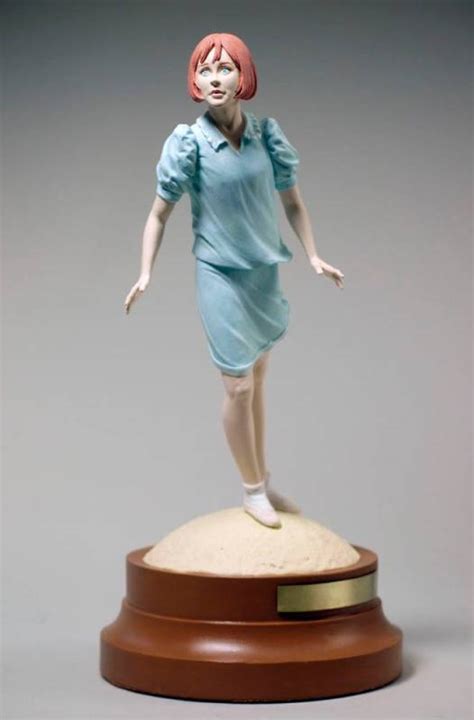 Leaning Girl statue | François Schuiten & Benoît Peeter