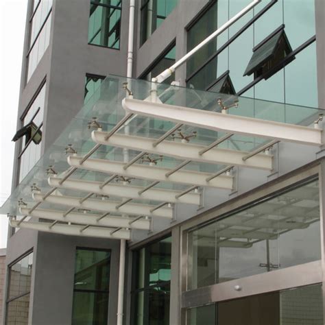 钢结构玻璃雨棚优势 框架钢结构雨棚