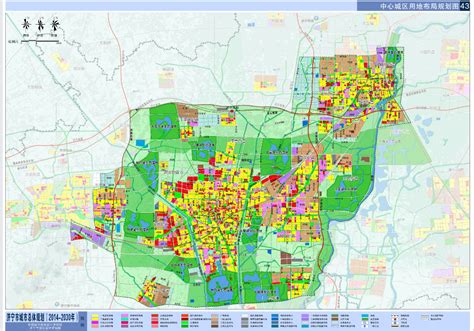 济宁市人民政府 区域规划 济宁市中心城区用地布局规划图