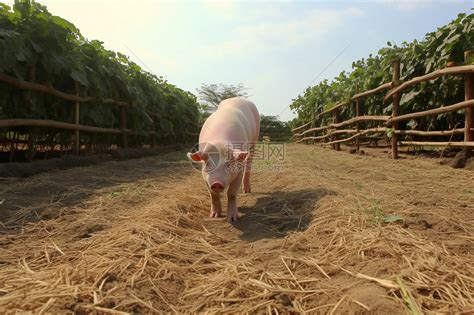 农村里的猪高清图片下载-正版图片600171713-摄图网