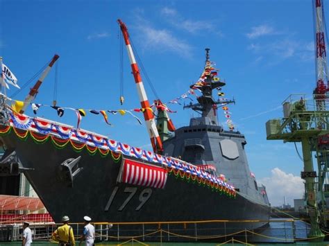 日本海上自卫队最新宙斯盾舰DDG-179号将下水