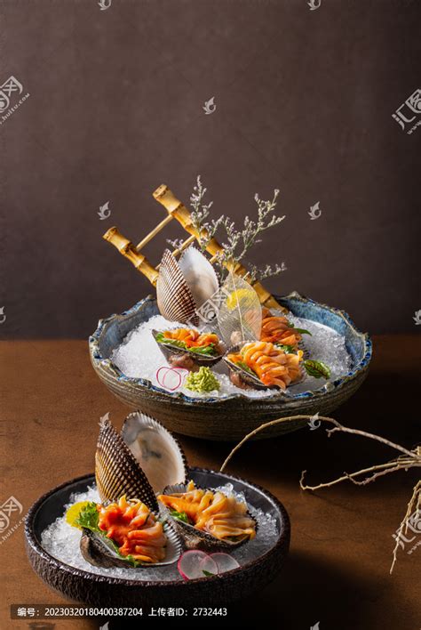 活赤贝,日韩料理,食品餐饮,摄影素材,汇图网www.huitu.com