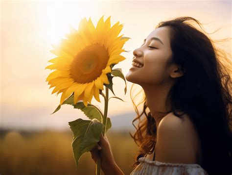甜美女生头像向日葵可爱