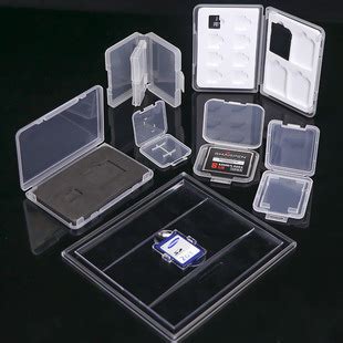 供应透明CF单卡手机摄像头小白盒保护盒PP塑料内存卡盒收纳盒1111-阿里巴巴