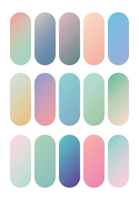 马卡龙色卡图片