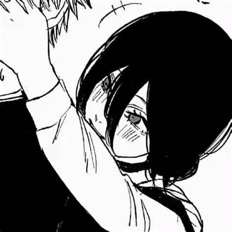 黑白漫画情头电锯人蕾塞