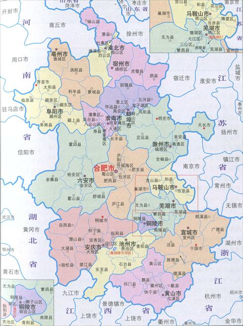 安徽省矢量地图图片免费下载_PNG素材_编号z2rij7p8p_图精灵