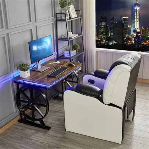 电竞桌电脑台式桌情侣双人家用卧室网吧游戏电脑桌椅组合套装桌子-阿里巴巴