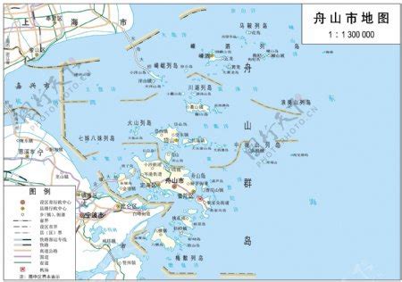 舟山地图图片-舟山地图素材-舟山地图模板高清下载-图行天下