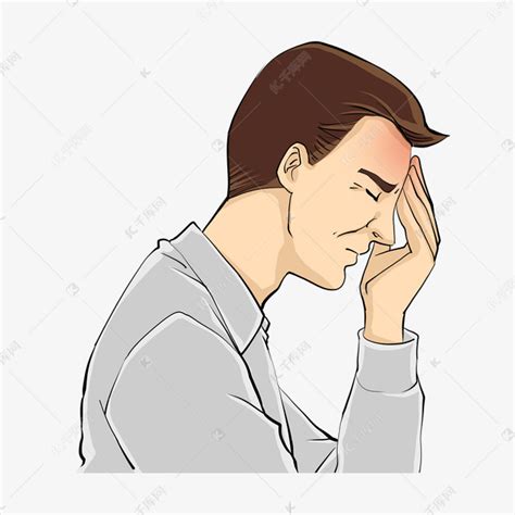 脑袋痛表情包图片