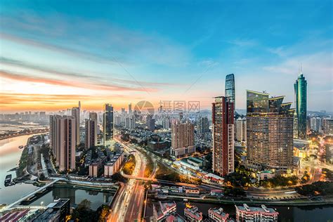 深圳城市中心区城市建筑风光高清图片下载-正版图片500599602-摄图网