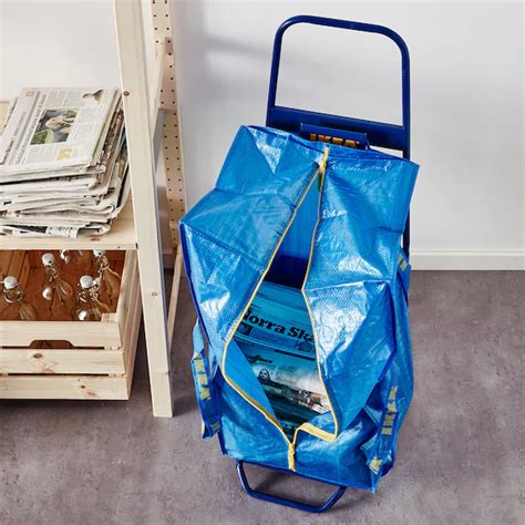 宜家正品艾弗特达袋布包购物袋环保棉单肩手拎折叠收纳袋帆布包-淘宝网