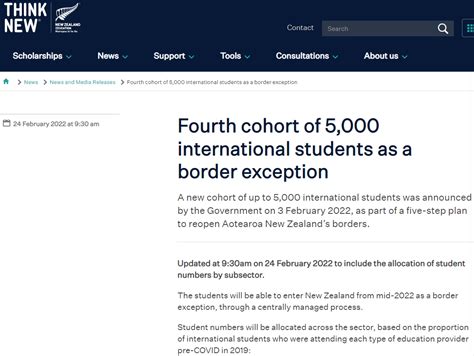 关于5000留学生2022入境新西兰的最新消息 - 知乎