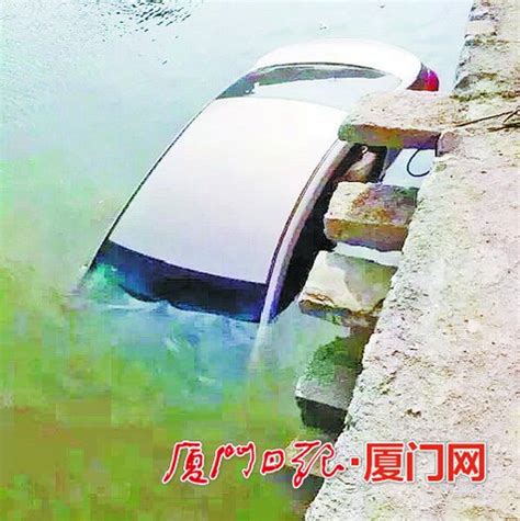 女司机驾车落鱼塘被热心人救起 车上三人均无大碍 - 社会 - 东南网厦门频道