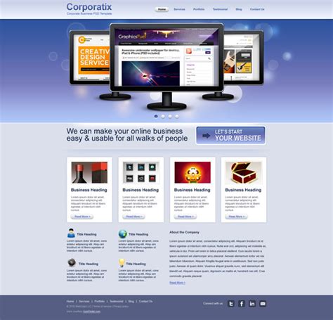 UI设计web界面网站首页模板素材-正版图片401541301-摄图网