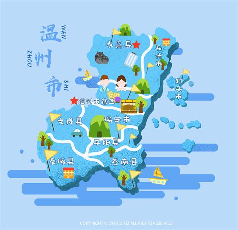 温州市区地图图片