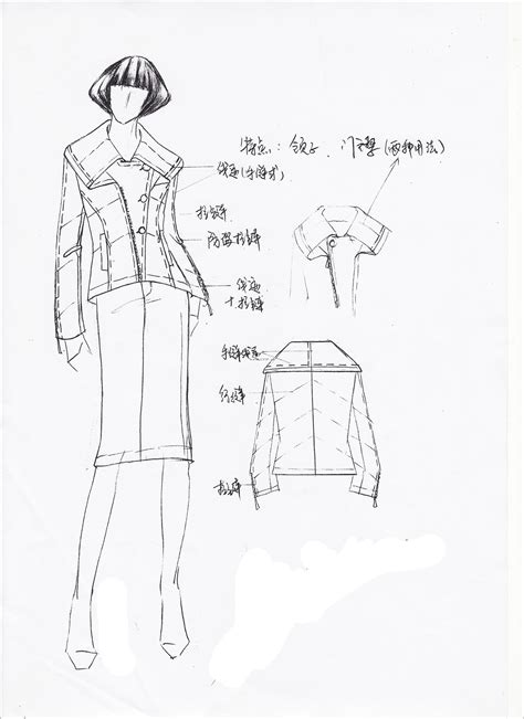 一组服装设计手稿插画（中）-北京画室