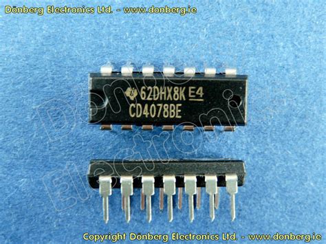 Semiconductor: 4078 - 8-ENTRADA NOR PUERTA...