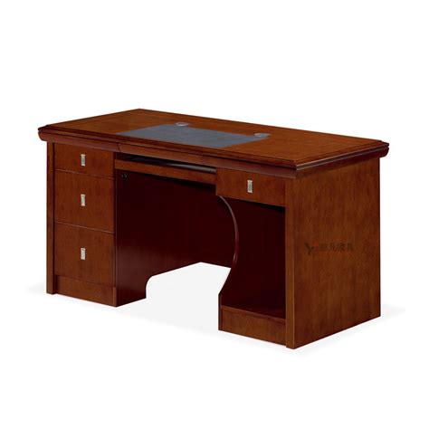 西安办公桌厂家设计定制高端精品实木办公桌