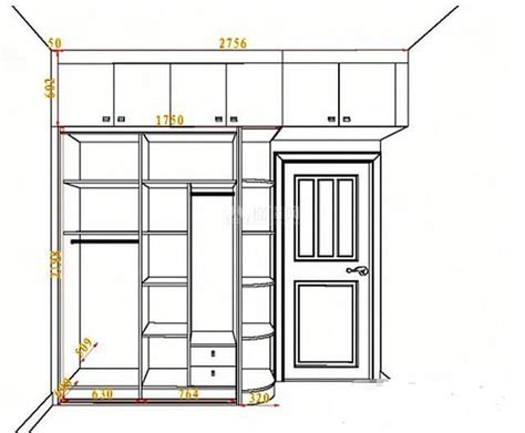 常见衣柜尺寸及内部结构设计图解 - 装修保障网