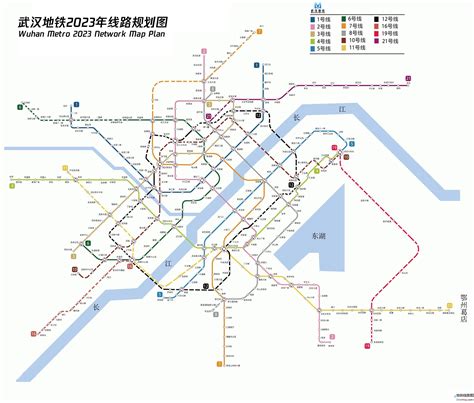武汉地铁 - 地铁线路图