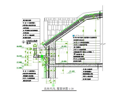 11个平屋面构造详图（防水,排水口,地漏等）- 建E网施工图下载网