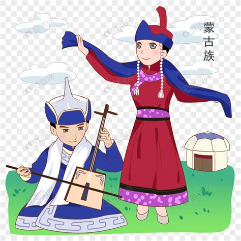 蒙古族元素图片