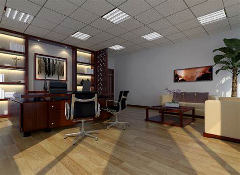 200-300平方办公室装修效果图(200平米办公室装修效果图现代简约)
