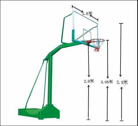 篮球架的篮球框直径