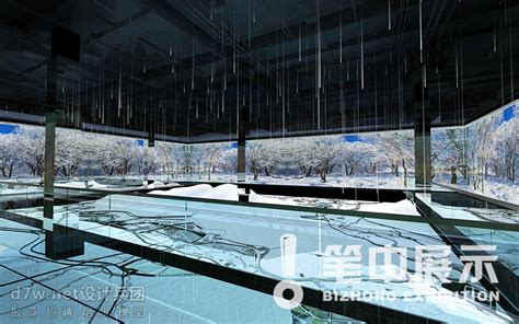 漂亮的伊春规划馆效果图-广告区（软文、水吧）-设计兵团展览设计论坛