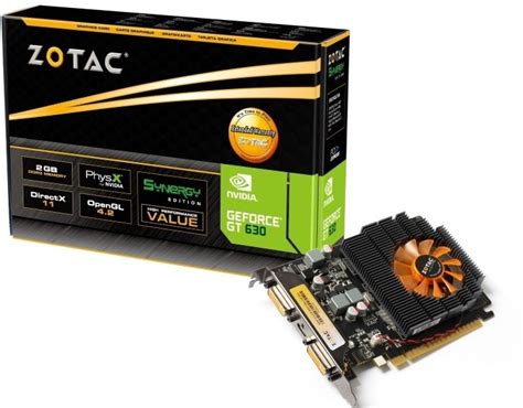 Zotac NVIDIA GeForce GT 630 Synergy Edition 2 GB DDR3 Graphics Card ...
