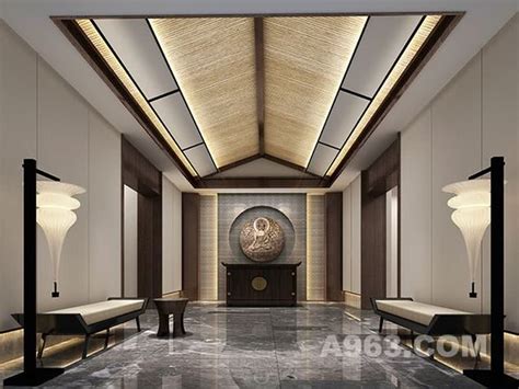 浩峰酒店 - 酒店设计 - 深圳联创大地装饰设计有限公司设计作品案例