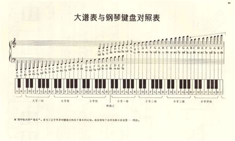 钢琴符号图案对照表（钢琴音符的基本认识） - 科猫网