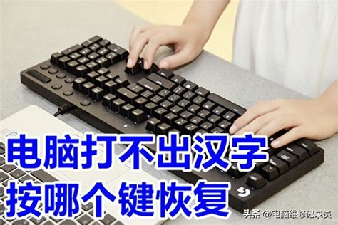 电脑输入法打不出汉字怎么办？电脑维修-百科-啄木鸟家庭维修平台